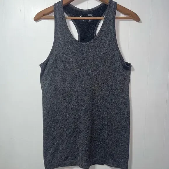 ZYIA Active Fog Copper Charged Athletic Razorback Tank Top Gray M - Picture 5 of 9